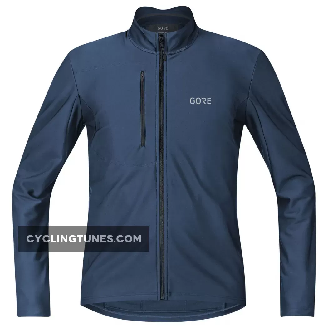 Gore C3 Thermo Long Sleeves Jersey - Blue To Buy