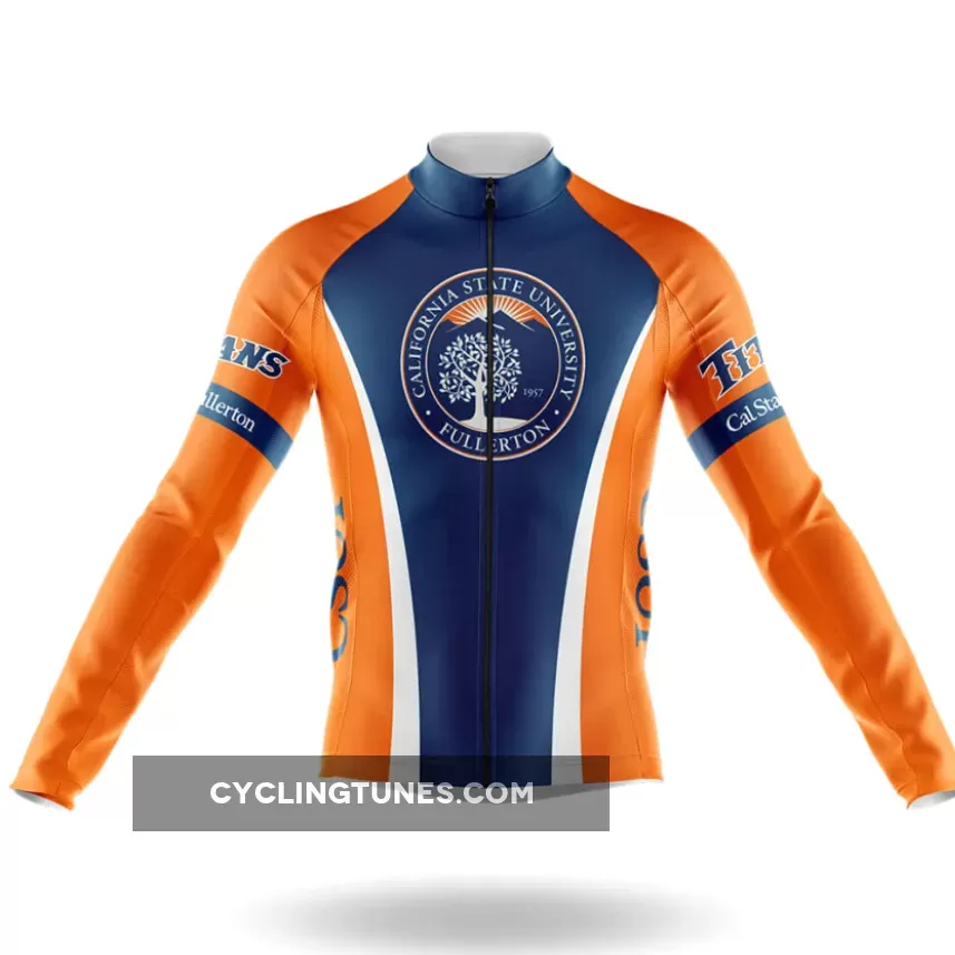 California State University Fullerton Long Sleeve Cycling Jersey